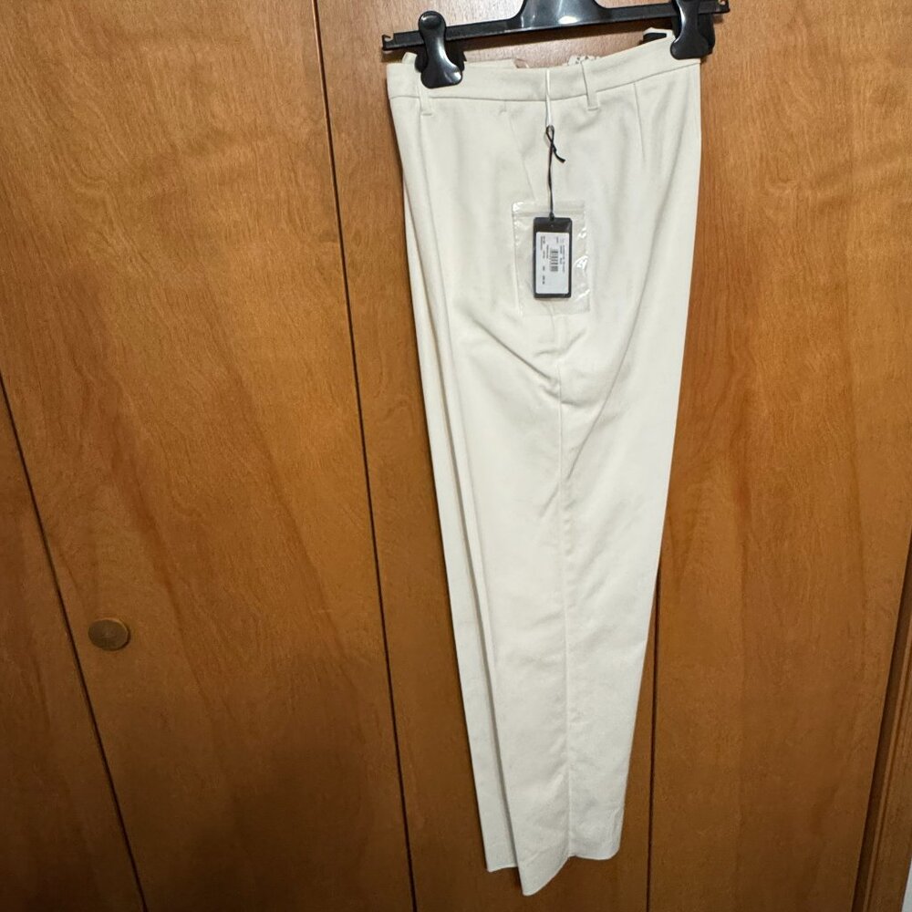 Emporio Armani Compact Stretch Cotton Trousers